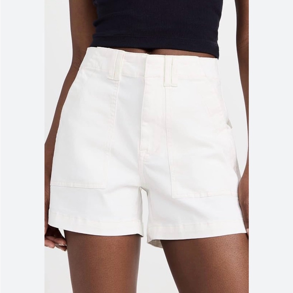Pistola Denim Women's size 28 white High-Waisted Shorts